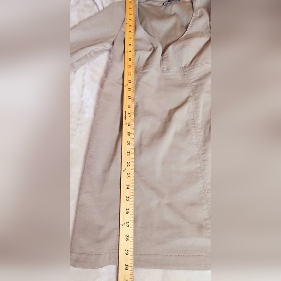 Zara Sweetheart Neckline Long Sleeve Mini Dress Size Medium - Picture 8 of 10